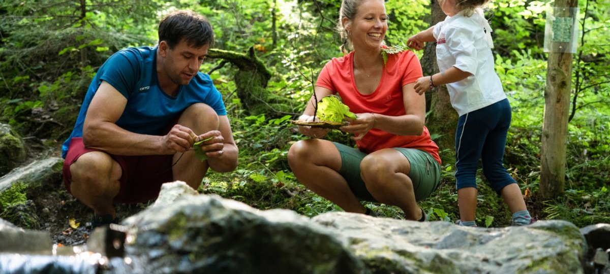 Familienerlebnis im Wandergebiet Hündle