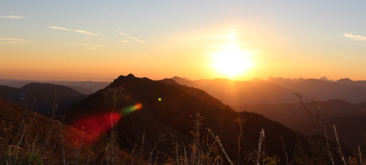 Sonnenaufgang auf dem Hochgrat
