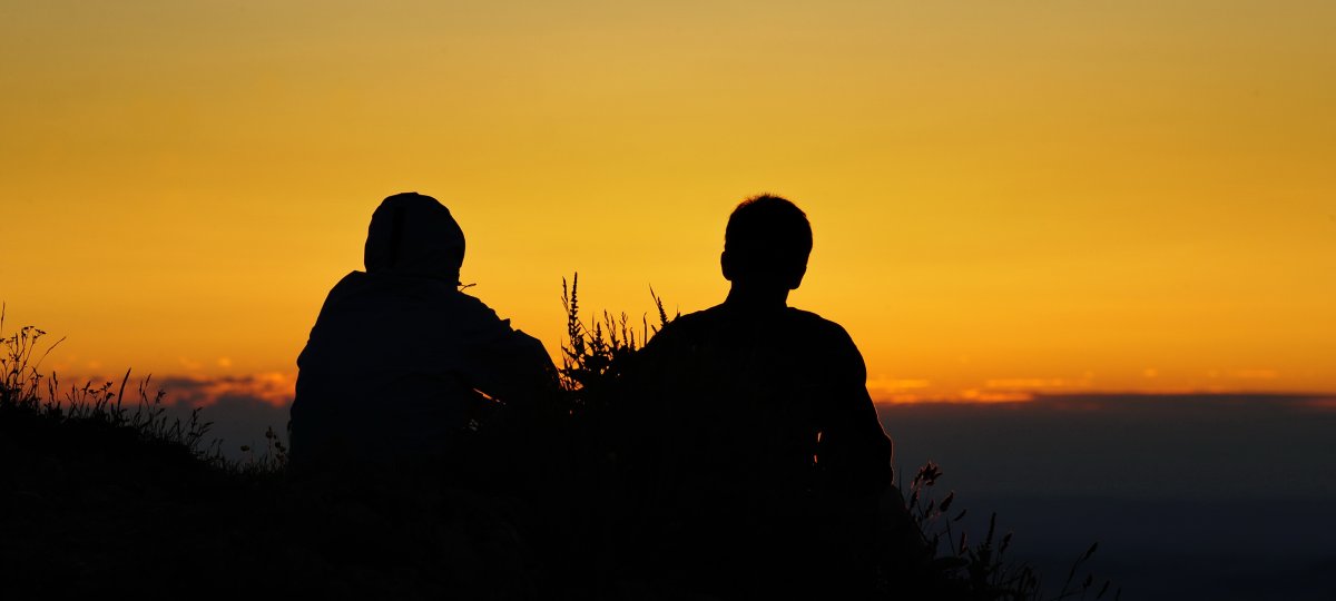Sonnenuntergang auf dem Hochgrat