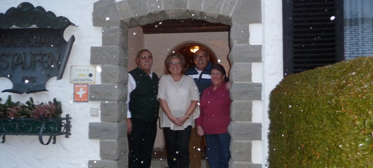 Gästeehrung im Gästehaus Staufen