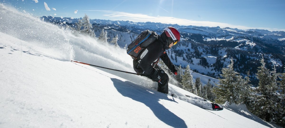 Skiurlaub in den Bergen von Oberstaufen
