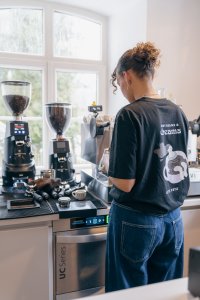 Kaffee mit viel liebe gemacht 