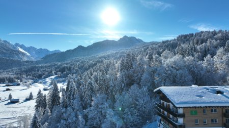 Waldesruhe Ansicht Winter