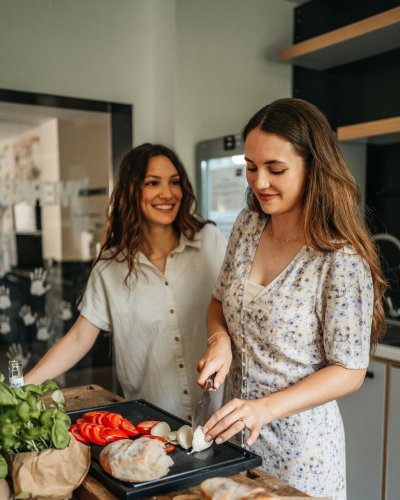 Kochen macht am meisten Spaß, wenn man  mit frischen und gesunden Zutaten kocht. :)