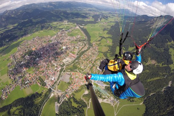 Tandemflug Nebelhorn: Oase Paragliding