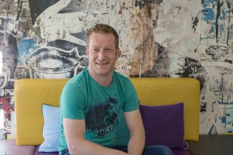 Sorin ist Teil der Hostel-Crew