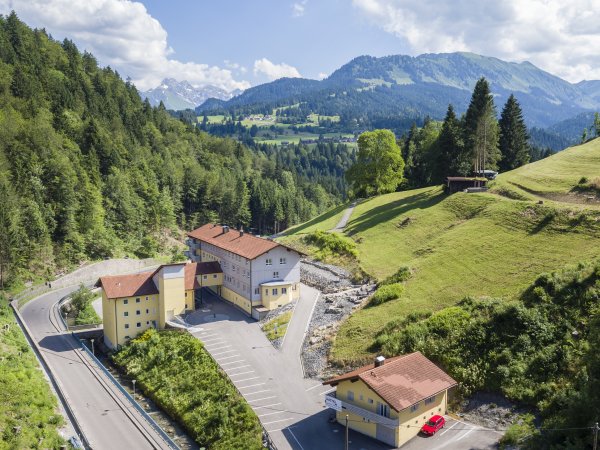 Toller Ausblick auf das Oberstdorf Hostel