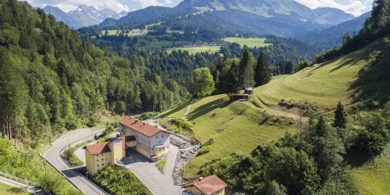 Inmitten der Allgäuer Alpen: das Oberstdorf Hostel