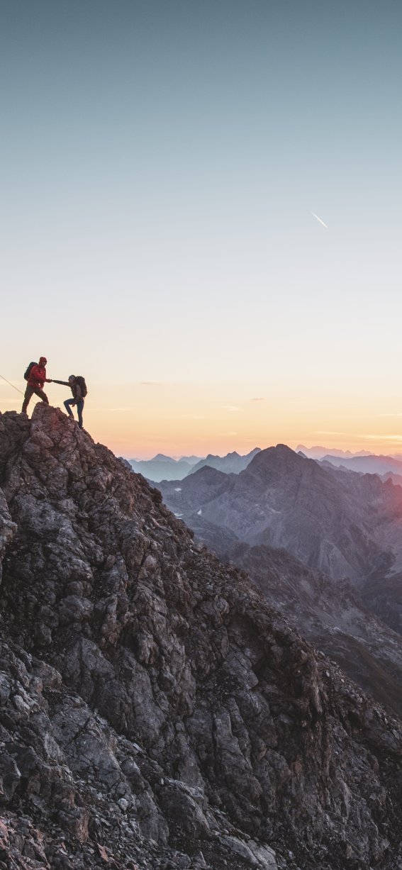 Gemeinsam auf die Mädelegabel