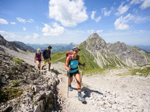 Blick auf die Oberstdorfer Hammerspitze