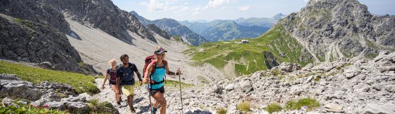Von der Fiderepass zur Mindelheimerhütte