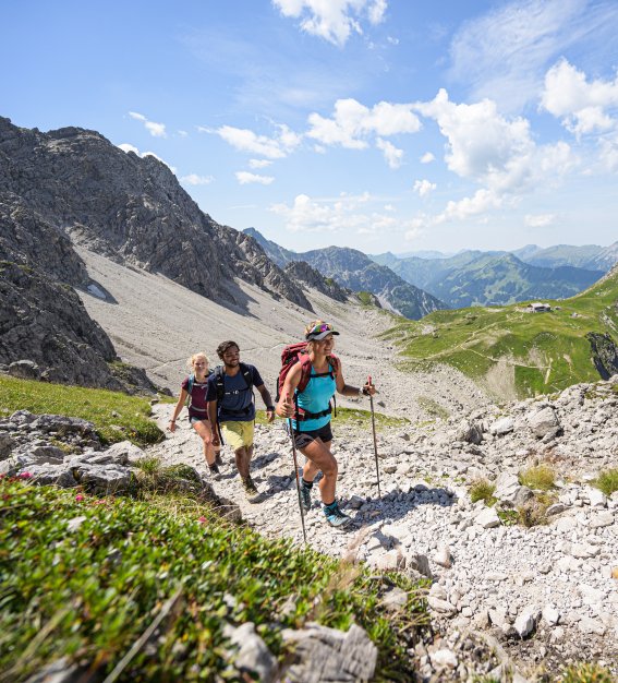 Von der Fiderepass zur Mindelheimerhütte