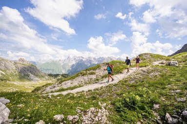 Zu dritt auf Bergtour