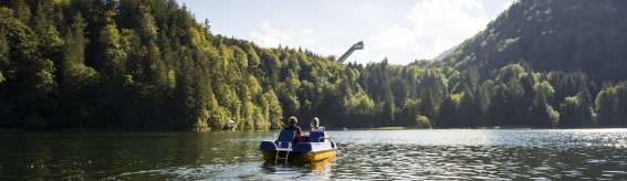 Tretbootfahren