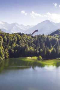 Der Freibergsee in Oberstdorf