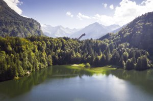 Der Freibergsee in Oberstdorf