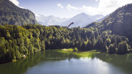 Der Freibergsee in Oberstdorf