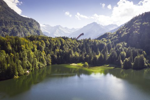 Der Freibergsee in Oberstdorf