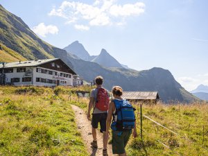 Ankunft an der Enzianhütte