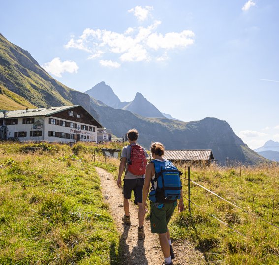 Ankunft an der Enzianhütte