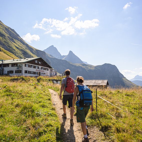 Ankunft an der Enzianhütte