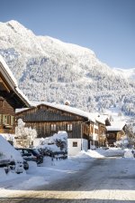 schneebedeckte Weststraße