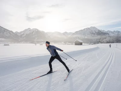Morgenstimmung auf der Loipe