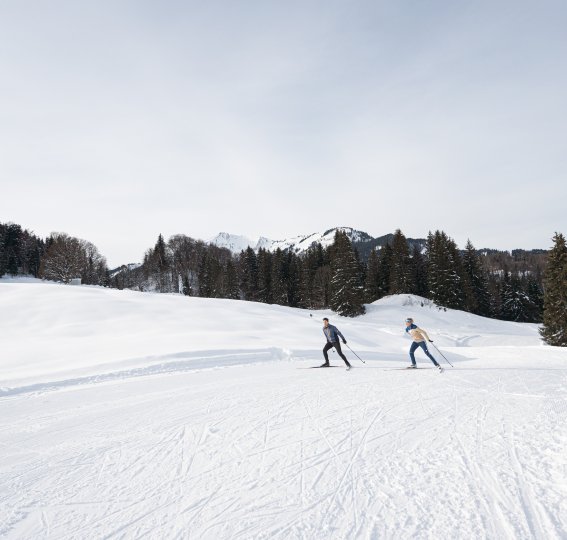 Langlaufen am Burgstall