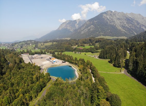 Das Nordic Zentrum von oben