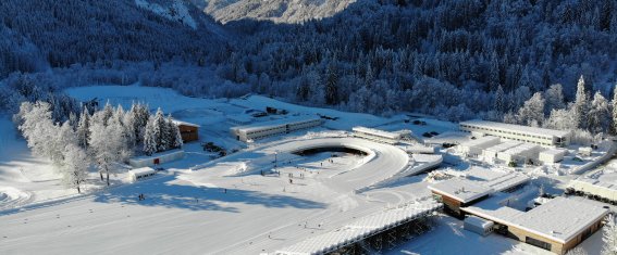 Nordic Zentrum Oberstdorf im Winter