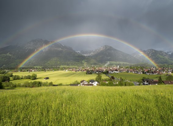Regenbogen über Oberstdorf