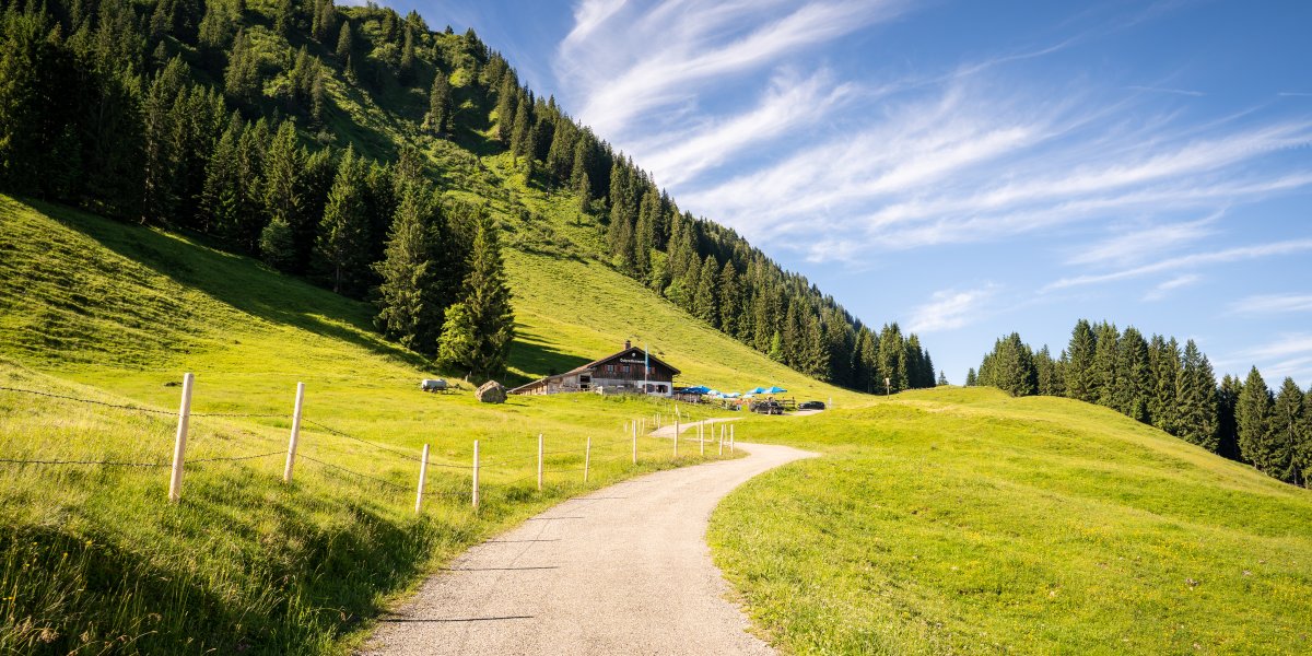 Auf dem Weg zur Alpe Schrattenwang