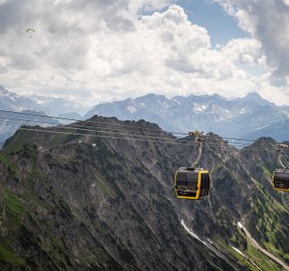 Hoch hinaus mit der Nebelhornbahn
