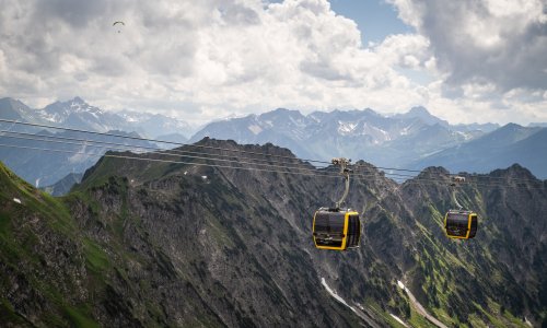 Hoch hinaus mit der Nebelhornbahn
