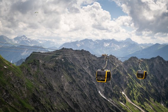 Hoch hinaus mit der Nebelhornbahn