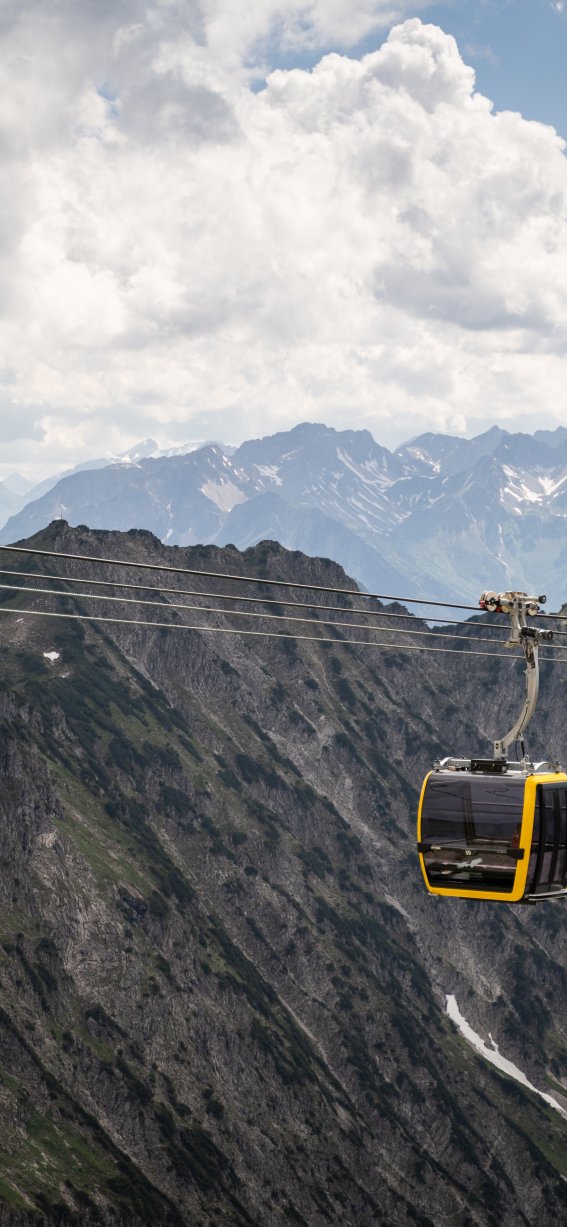 Hoch hinaus mit der Nebelhornbahn