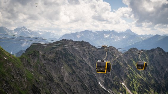 Hoch hinaus mit der Nebelhornbahn