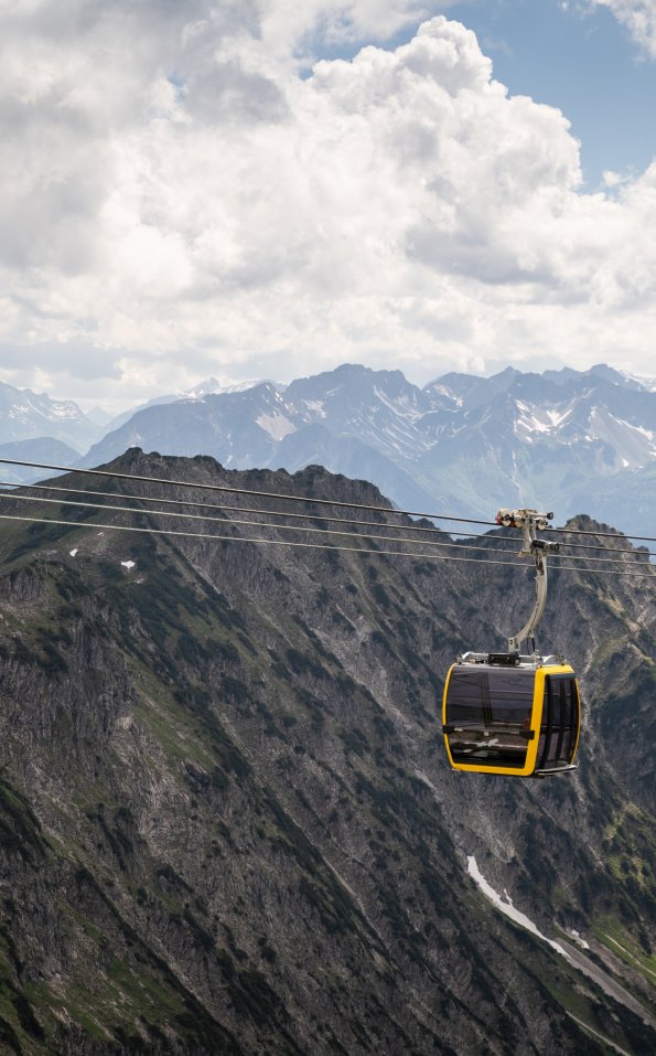 Hoch hinaus mit der Nebelhornbahn