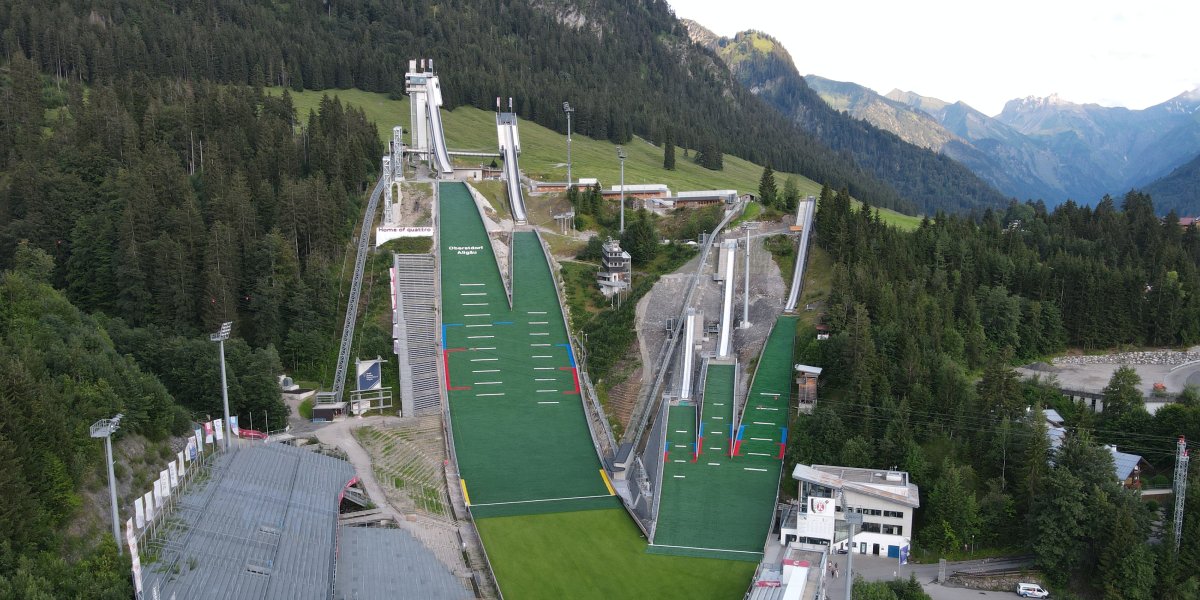 Die Skisprung Arena Allgäu
