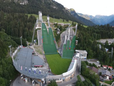 Die Skisprung Arena Allgäu