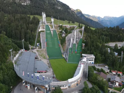 Die Skisprung Arena Allgäu