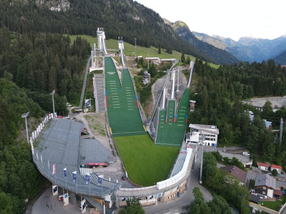Die Skisprung Arena Allgäu