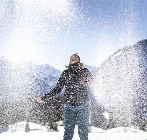 Glitzerschnee