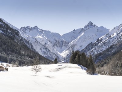 Trettachtal im Winter