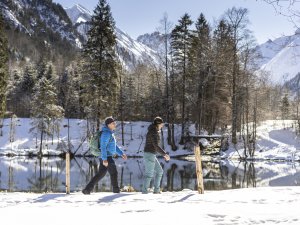 Winterwandern vor einer traumhaften Kulisse