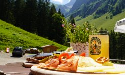 Brotzeit auf der Traufbergalpe