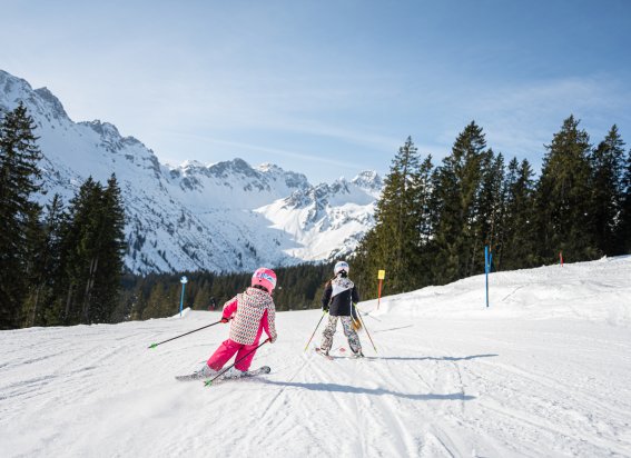 Skipisten für Familien