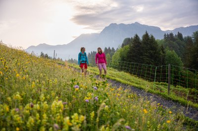 Beginn der Wanderung