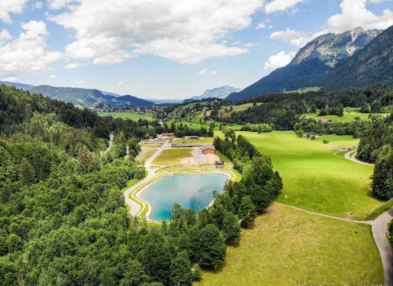 Beschneiungsteich im Nordic Zentrum