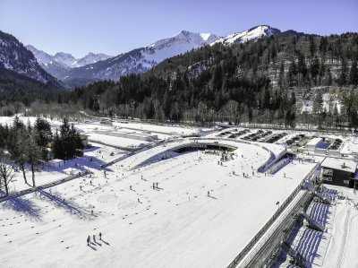 Langläufer im Nordic Zentrum